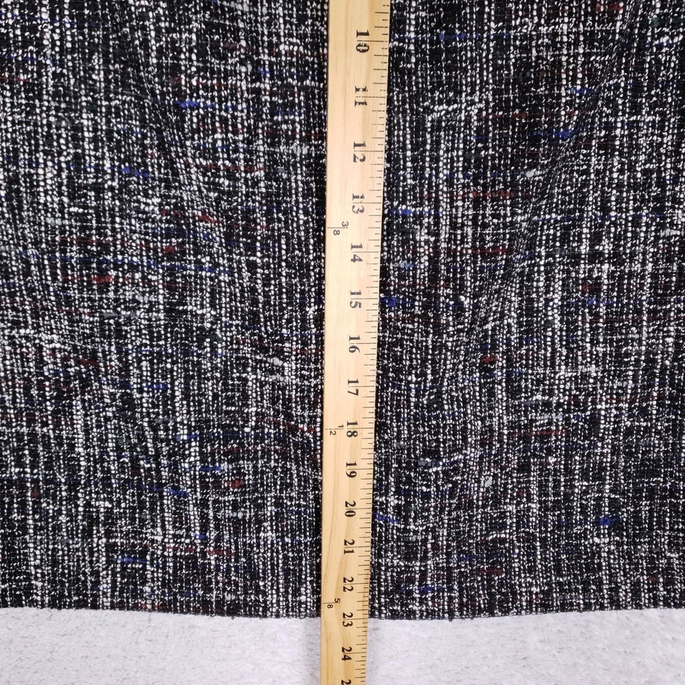 JM Studio Tweed Skirt Womens 16 Colorblock Pencil Professional Career Office - Picture 8 of 11
